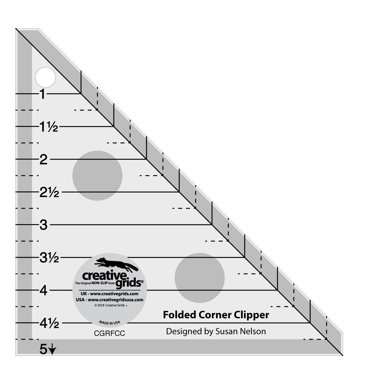 Creative Grids Non-Slip Folded Corner Clipper #CGRFCC