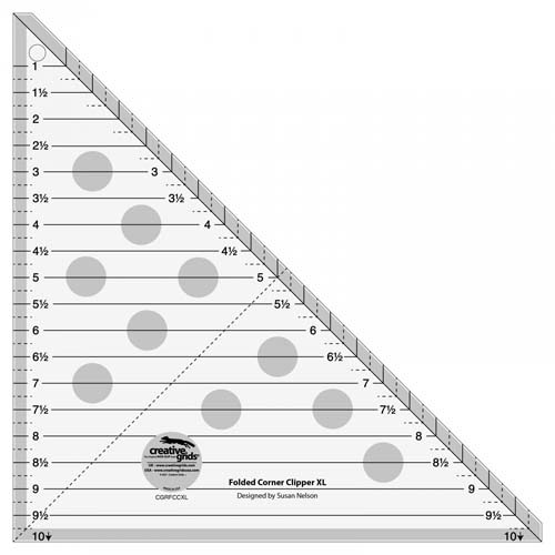 Creative Grids Non-Slip Folded Corner Clipper XL #CGRFCCXL