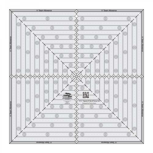 Creative Grids non-slip 14.5" Square It Up or Fussy Cut - CGRSQ14
