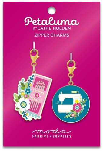 Cathe Holden's Petaluma - Zipper Charms - Machine & Needles