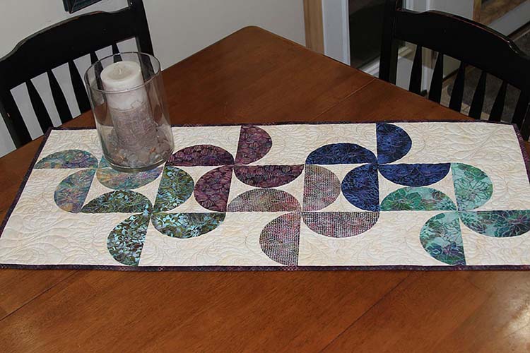 Cut Loose Press - Blossoms - Table Runner - Uses CGRSAV1