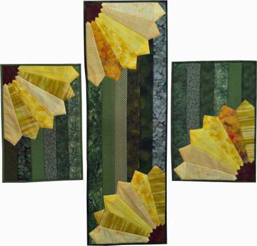 Cut Loose Press - Sunny Days Table Toppers - quilt as you go