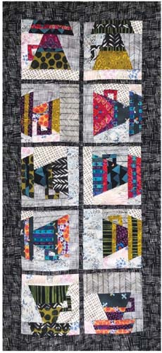 Cut Loose Press - Coffee Break Table Runner-Uses Creative Grids Spider We