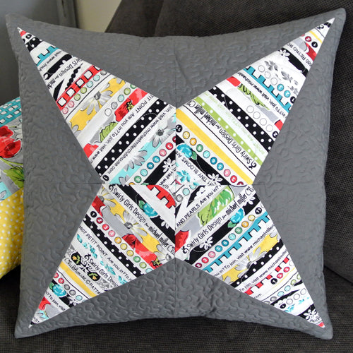 Cut Loose Press - Selvage Star Pillow - 18 x 18