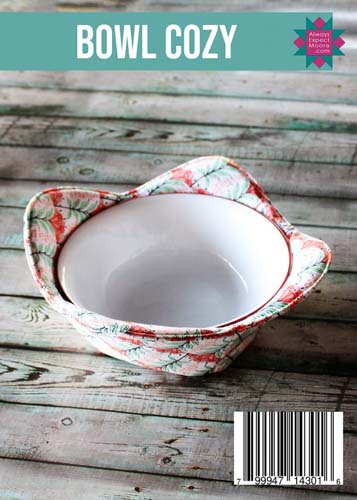 Bowl Cozy - uses the boxed bag template - by Carolina Moore