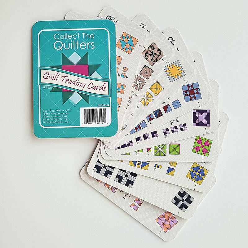Quilt trading cards - series 2 Collect the Quilter - 9 cards