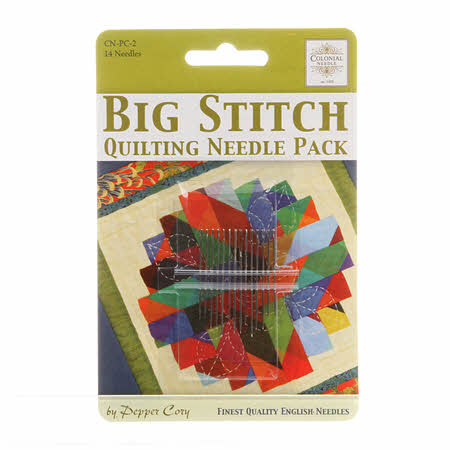 Colonial Needle-Big Stitch Quilting Needle Pack-by Pepper Cozy-14 Needles
