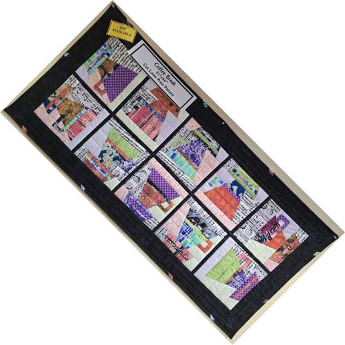 Coffee Break Table Runner Kit21 x 46 includes Patter, & all fabrics