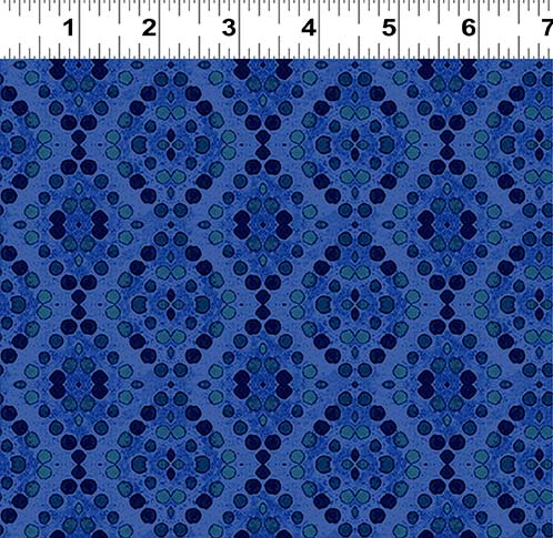 Painted Patchwork - Geo TonalDark Periwinkle - tone on tone diamonds