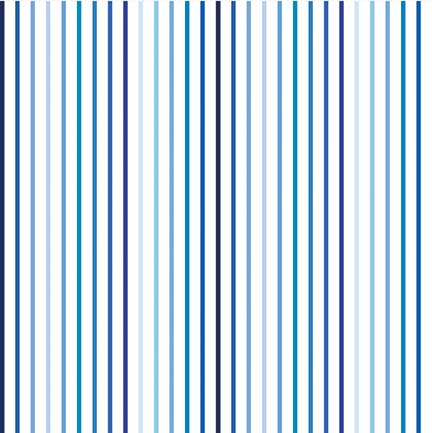 Emily - Happy Stripe - Blue - shades of narrow blue stripes