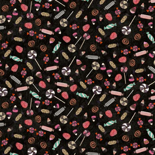 Faboolous - Candy - Black - tossed candy on black