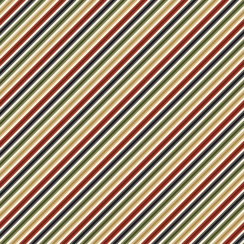 Christmas Tails - Diagonal Stripe - Multi