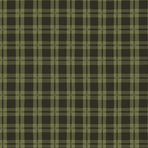 Christmas Tails - Plaid - Olive