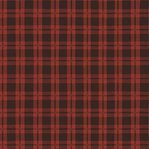 Christmas Tails - Plaid - Red
