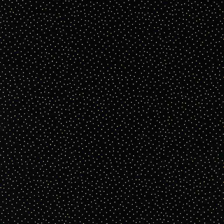 Pin Dots - Metallic - gold dots on black