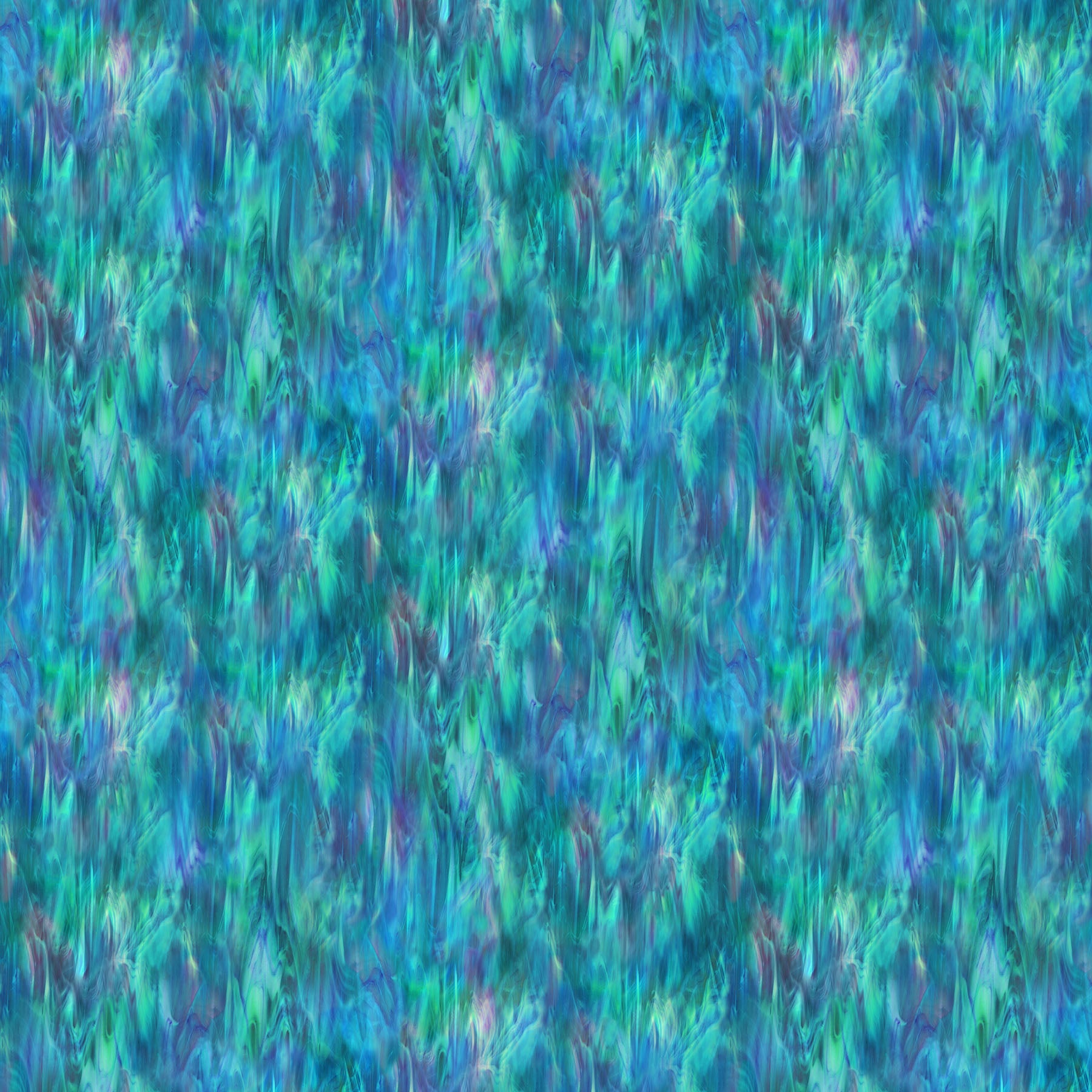 Risen - Stained Glass Texture- Teals - light blues & teals