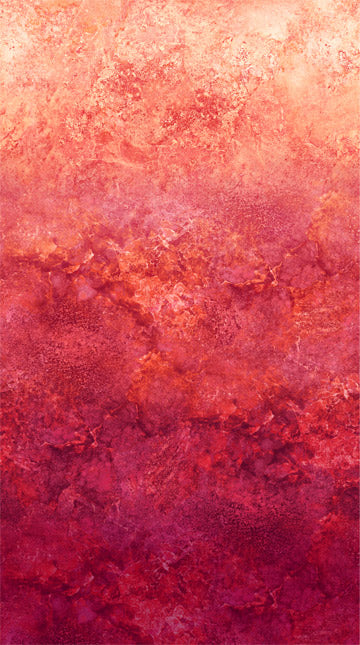 Stonehenge Gradations Ombre - Hibiscus - stone texture light to dark pink