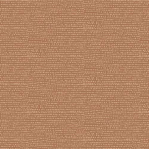Moonflower - Moonscape -Bronze - Lines formed by cream dots on tan