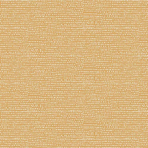Moonflower - Moonscape - Flax- Lines formed by cream dots on light tan