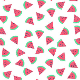 Life's A Beach - Watermelon - White