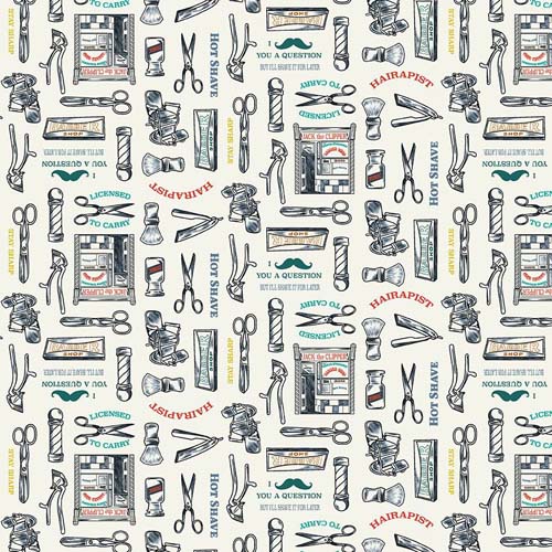 Licensed to Carry - Jack the Clipper - Vanilla - barber related words & items