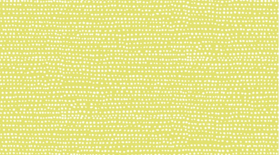 Moonscape Fln-Endive-Ylw Green With White Dots