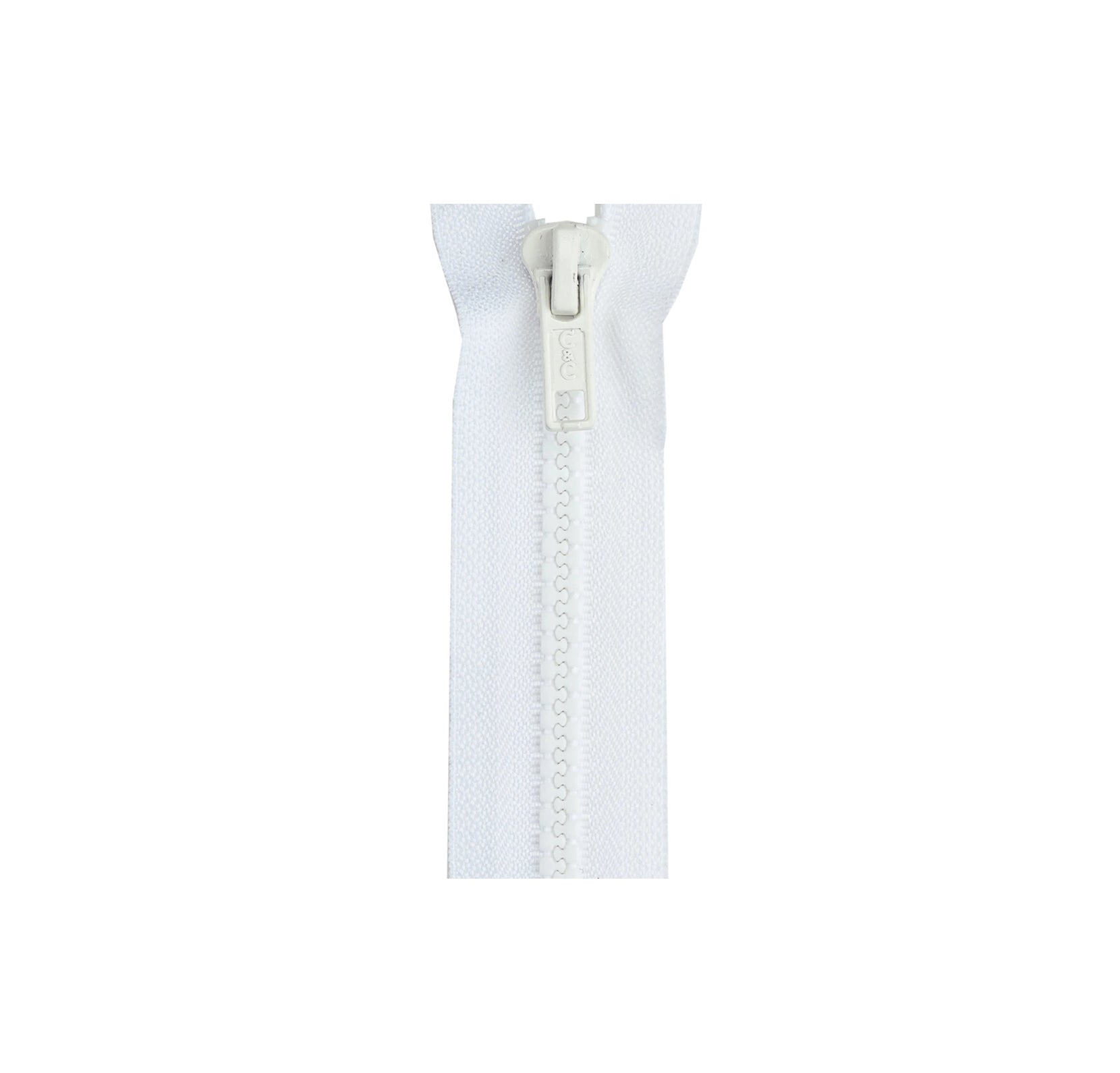 Coats & Clark 14" separating sport zipper White F4314-WHT