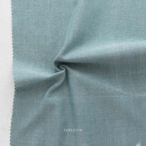 Everyday Chambray - Bay Leaf - Med. Green -  woven 60% Cotton/40%bamboo