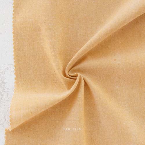 Everyday Chambray - Sunshine -Wheat -  woven 60% Cotton/40%bamboo