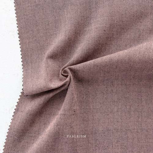 Everyday Chambray Nocturne - Quartz - dusty pink woven 60% Cotton/40%bamboo