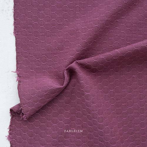 Forest Forage Woven - Honeycomb - Dahlia - Dark Rose Mauve