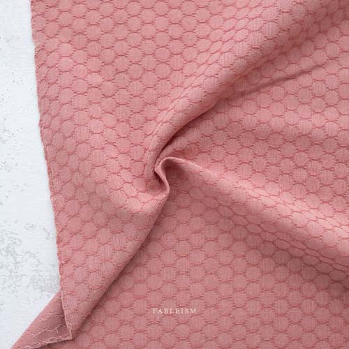 Forest Forage Woven - Honeycomb - Strawberry - Dark Pink