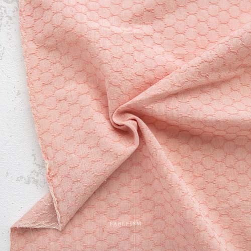 Forest Forage Woven - Honeycomb - Peaches - Light Peach
