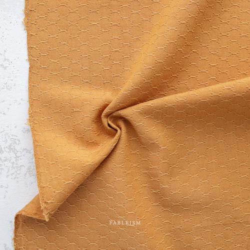 Forest Forage Woven - Honeycomb - Marigold - Golden Yellow