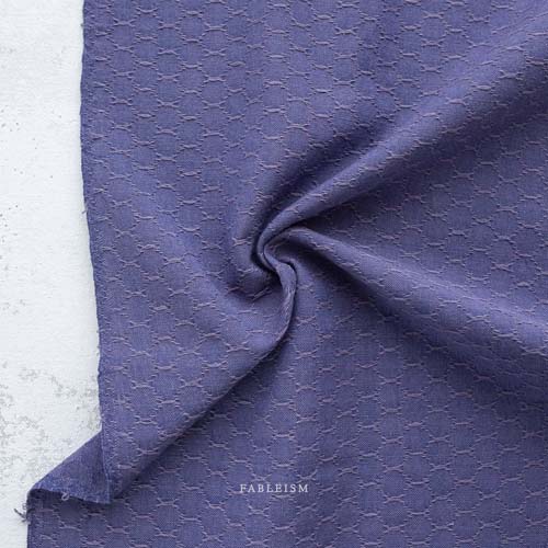 Forest Forage Woven - Honeycomb - Iris - Blue Violet