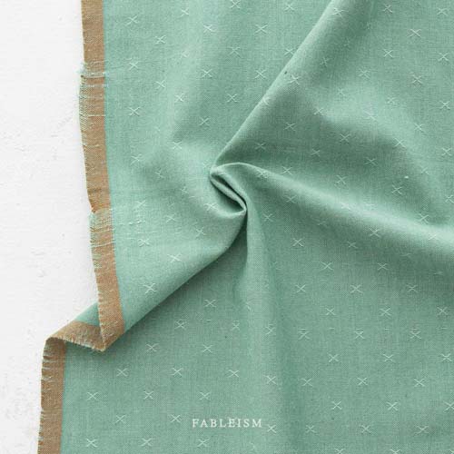 Sprout Woven - Malachite texture w/a small woven "x"