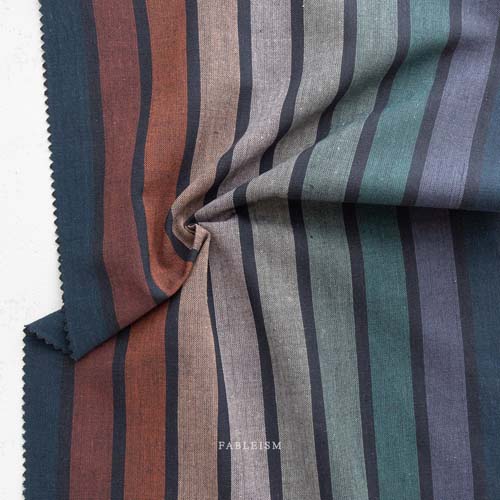 Monarch Grove - Wings - Dk. Navy Stripe - multicolored stripe w/black
