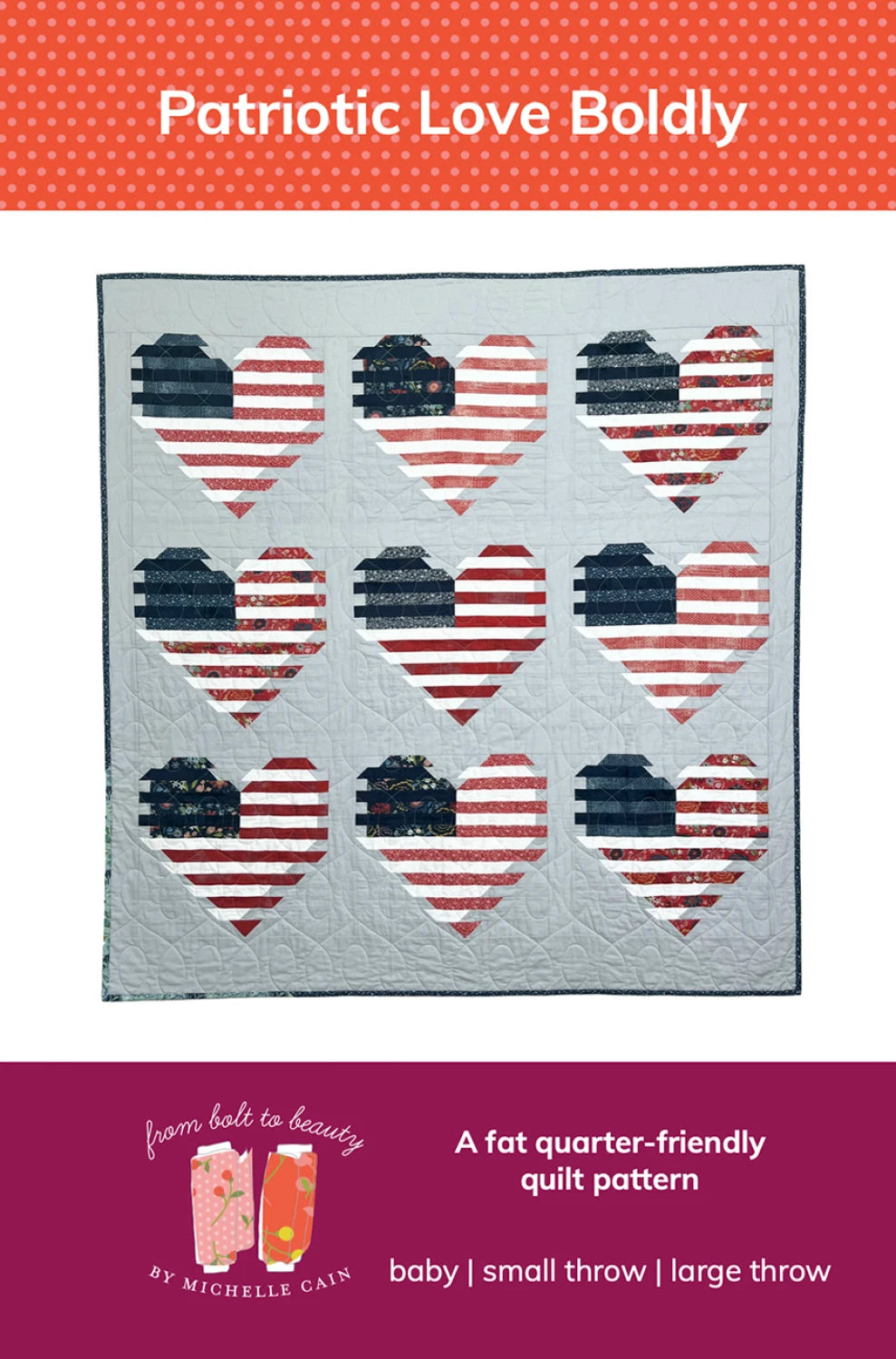 Patriotic Love Boldy by Michelle Cain from bolt to beauty