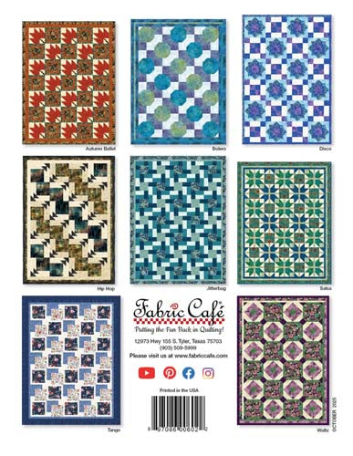 Fabric Cafe - Step it Up with 5 yard quilts - Donna Robertson & Fran Morgan