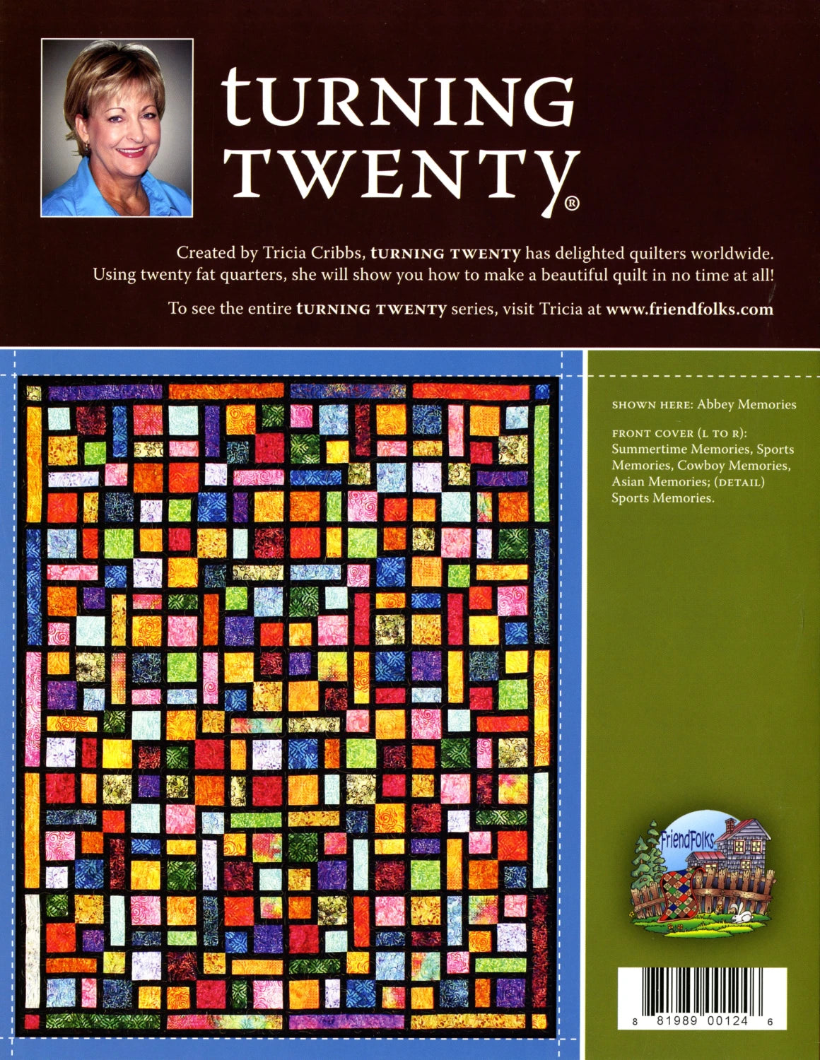 Turning Twenty - Stained Glass & Scraps -  Tricia Cribbs - Book 8