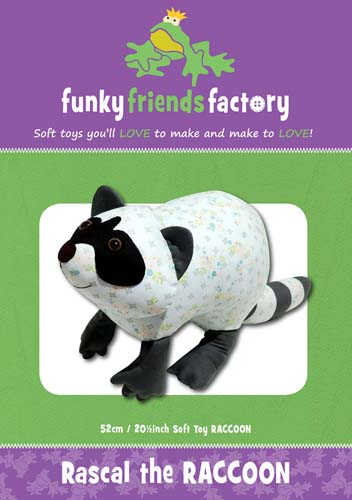 Rascal the Raccoon- Soft toy- Funky Friends Factory