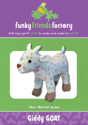 Giddy Goat - Soft Toy - Created By Pauline McArthur of Funky Friends