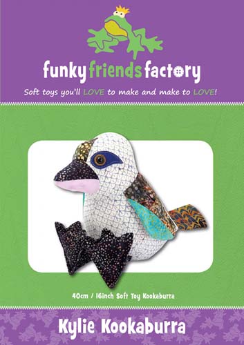 Kylie Kookaburra-Soft Toy-Created By Pauline McArthur of Funky Friends
