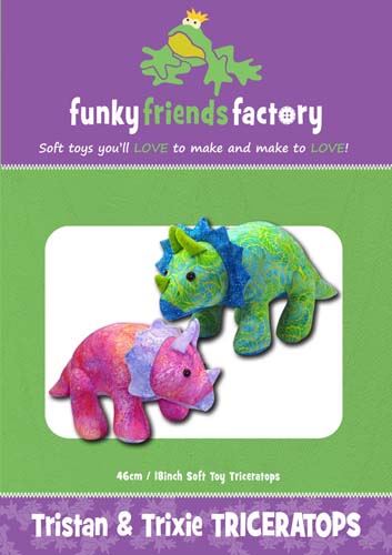 Tristan & Trixie Triceratops - Toy-Created By Funky Friends Factory