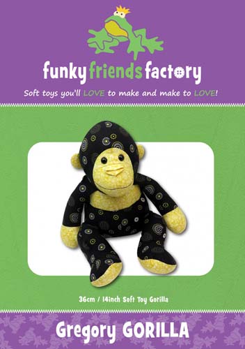 Gregory Gorilla - Soft Toy-Created By Funky Friends Factory