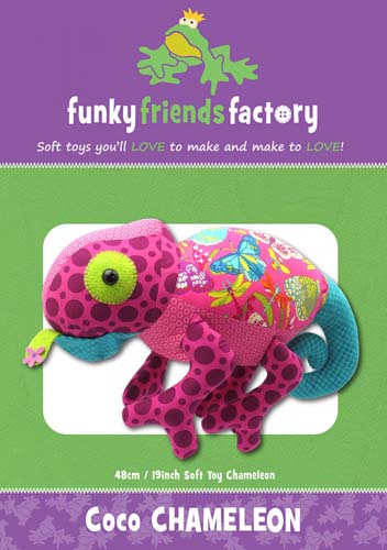 Coco Chameleon - Soft Toy-Created By Funky Friends Factory