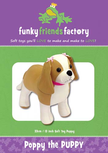 Poppy the Puppy - Toy-Created By Pauline McArthur of Funky Friends