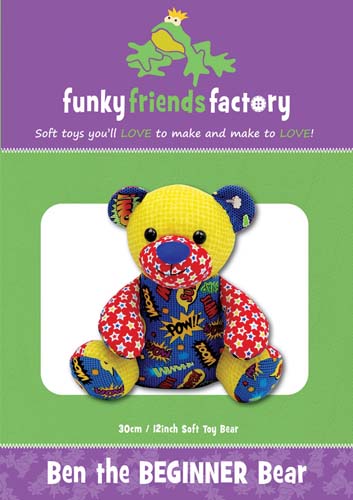 Ben the Beginner Bear - Soft Toy - by Funky Friends Factory