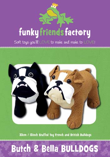 Butch & Bella Bulldogs - SoftToy by Funky Friends Factory