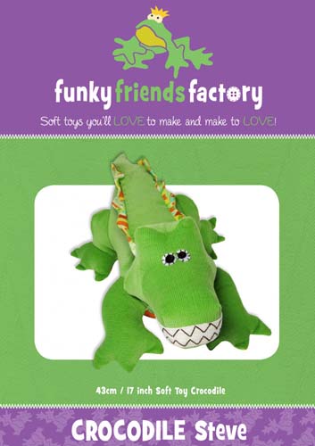 Crocodile Steve - Soft Toy by Funky Friends Factory